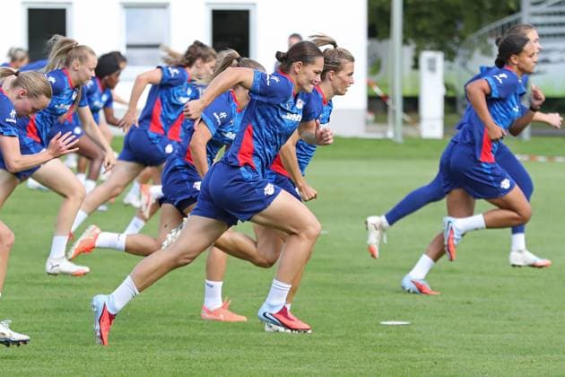 GPFBL Public training of RB Leipzig women, 06 08 25 Giovanna Hoffmann 7, RB Leipzig Football, Google Pixel Womens Bundesliga, Season 2025 2026, Public training of RB Leipzig on 06 08 25 at the Abtnaundorf Sports School, Training Campus Copyright: xBEAUTIFULxSPORTS JanxKaeferx