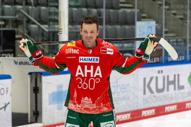Cody Kunyk 20 Augsburger Panther , team and portrait pictures, Augsburger Panther, season 2025 2026, ice hockey, Penny DEL, 06 08 2025 Augsburg Bayern Germany Copyright: xkolbert-press ChristianxKolbertx