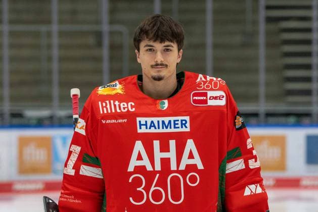Lasse Dietzschold 31 Augsburger Panther , team and portrait pictures, Augsburger Panther, season 2025 2026, ice hockey, Penny DEL, 06 08 2025 Augsburg Bavaria Germany Copyright: xkolbert-press ChristianxKolbertx