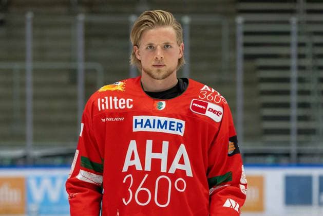 Moritz Wirth 9 Augsburger Panther , team and portrait pictures, Augsburger Panther, season 2025 2026, ice hockey, Penny DEL, 06 08 2025 Augsburg Bavaria Germany Copyright: xkolbert-press ChristianxKolbertx