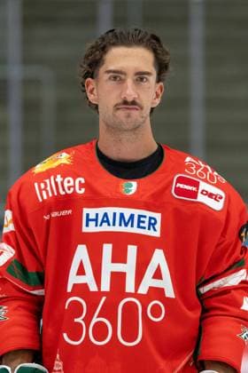 Leon van der Linde 43 Augsburger Panther , team and portrait pictures, Augsburger Panther, season 2025 2026, ice hockey, Penny DEL, 06 08 2025 Augsburg Bavaria Germany Copyright: xkolbert-press ChristianxKolbertx