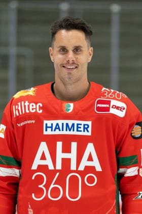 Ryan Button 55 Augsburger Panther , team and portrait pictures, Augsburger Panther, season 2025 2026, ice hockey, Penny DEL, 06 08 2025 Augsburg Bavaria Germany Copyright: xkolbert-press ChristianxKolbertx