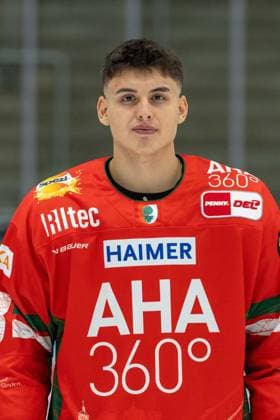 Fabrizio Pilu 68 Augsburger Panther , team and portrait pictures, Augsburger Panther, season 2025 2026, ice hockey, Penny DEL, 06 08 2025 Augsburg Bavaria Germany Copyright: xkolbert-press ChristianxKolbertx