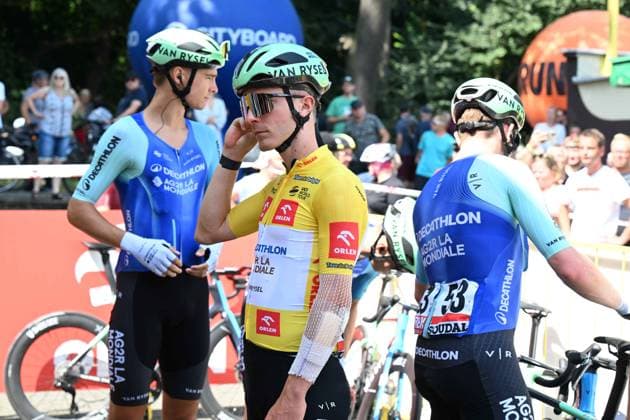 07-08-2025 Tour De Pologne; Tappa 04 Rybnik - Cieszyn; 2025, Decathlon - Ag2r La Mondiale; Lapeira, Paul; Rybnik; 