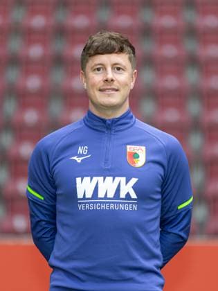 Nikolaus Guschl FC Augsburg 1907 1 BL, portrait date 2025 2026,