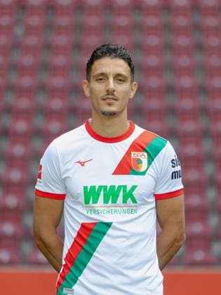 Dimitrios Giannoulis FC Augsburg 1907 1 BL, portrait date 2025 2026,