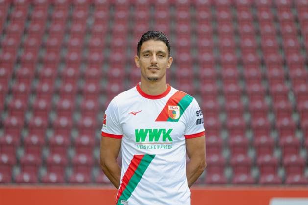 Dimitrios Giannoulis FC Augsburg 1907 1 BL, portrait date 2025 2026,