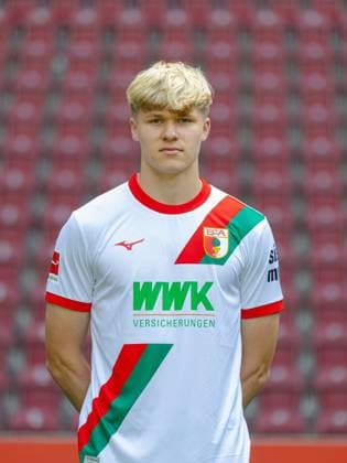 Felix Meiser FC Augsburg 1907 1 BL, portrait date 2025 2026,