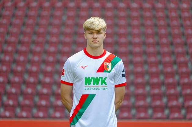 Felix Meiser FC Augsburg 1907 1 BL, portrait date 2025 2026,