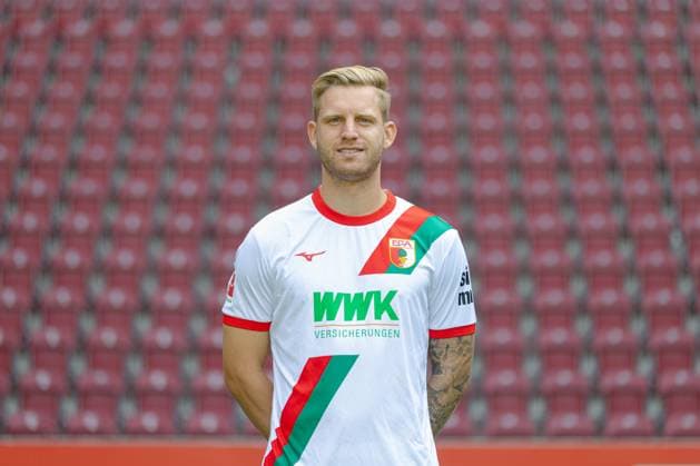 Arne Maier FC Augsburg 1907 1 BL, portrait date 2025 2026,