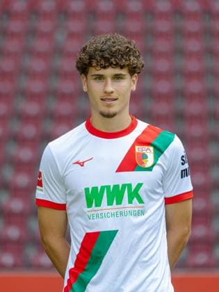 Oliver Sorg FC Augsburg 1907 1 BL, portrait date 2025 2026,