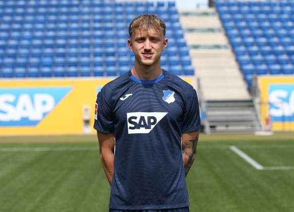 Tim Drexler Hoffenheim TSG 1899 Hoffenheim Porträttermin 2025 2026 Sinsheim, GER, 06 08 2025 ,Soccer 3 League 2025 2026