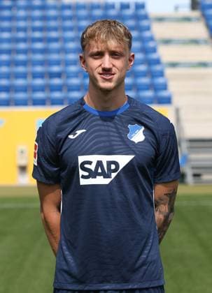 Tim Drexler Hoffenheim TSG 1899 Hoffenheim Porträttermin 2025 2026 Sinsheim, GER, 06 08 2025 ,Soccer 3 League 2025 2026