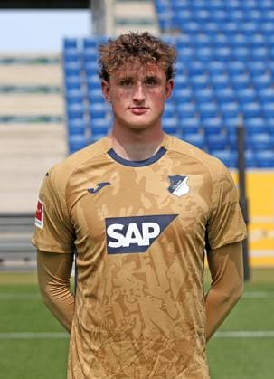 Lukas Petersson Hoffenheim TSG 1899 Hoffenheim portrait appointment 2025 2026 Sinsheim, GER, 06 08 2025 ,Soccer 3 League 2025 2026