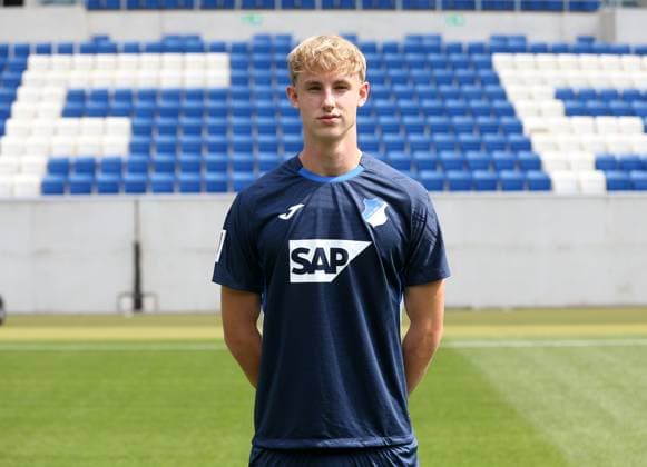 Max Moerstedt Hoffenheim TSG 1899 Hoffenheim Porträttermin 2025 2026 Sinsheim, GER, 06 08 2025 ,Soccer 3 League 2025 2026