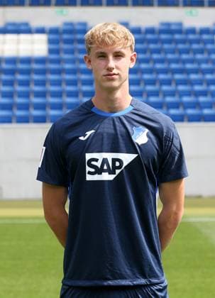 Max Moerstedt Hoffenheim TSG 1899 Hoffenheim Porträttermin 2025 2026 Sinsheim, GER, 06 08 2025 ,Soccer 3 League 2025 2026