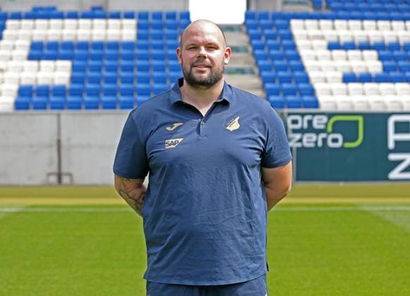 Physiotherapist Martin Beer Hoffenheim TSG 1899 Hoffenheim portrait appointment 2025 2026 Sinsheim, GER, 06 08 2025 ,Soccer 3 Liga 2025 2026