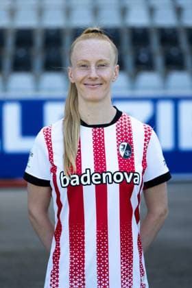 SC Freiburg Women, Media Day, 07 08 2025 Meret Felde SC Freiburg, 4 SC Freiburg Women, Media Day, Dreisamstadion, 07 08 2025 DFB DFL REGULATIONS PROHIBIT ANY USE OF PHOTOGRAPHS AS IMAGE SEQUENCES AND OR QUASI VIDEO Copyright: xBEAUTIFULxSPORTS Boscox