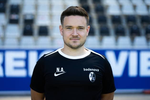 SC Freiburg Women, Media Day, 07 08 2025 Nils Afflerbach SC Freiburg, Physiotherapist SC Freiburg Women, Media Day, Dreisamstadion, 07 08 2025 DFB DFL REGULATIONS PROHIBIT ANY USE OF PHOTOGRAPHS AS IMAGE SEQUENCES AND OR QUASI VIDEO Copyright: xBEAUTIFULxSPORTS Boscox