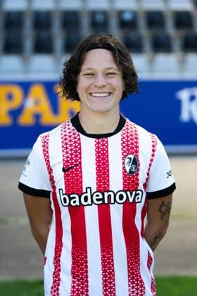 SC Freiburg Women, Media Day, 07 08 2025 Ally Gudorf SC Freiburg, 12 SC Freiburg Women, Media Day, Dreisamstadion, 07 08 2025 DFB DFL REGULATIONS PROHIBIT ANY USE OF PHOTOGRAPHS AS IMAGE SEQUENCES AND OR QUASI VIDEO Copyright: xBEAUTIFULxSPORTS Boscox