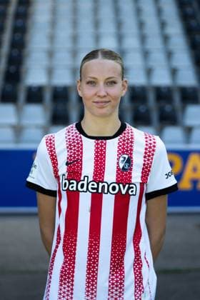 SC Freiburg Women, Media Day, 07 08 2025 Mia Lena Maas SC Freiburg, 18 SC Freiburg Women, Media Day, Dreisamstadion, 07 08 2025 DFB DFL REGULATIONS PROHIBIT ANY USE OF PHOTOGRAPHS AS IMAGE SEQUENCES AND OR QUASI VIDEO Copyright: xBEAUTIFULxSPORTS Boscox