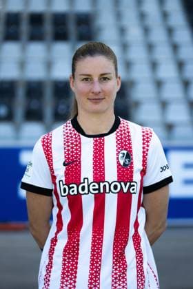 SC Freiburg Women, Media Day, 07 08 2025 Julia Stierli SC Freiburg, 5 SC Freiburg Women, Media Day, Dreisamstadion, 07 08 2025 DFB DFL REGULATIONS PROHIBIT ANY USE OF PHOTOGRAPHS AS IMAGE SEQUENCES AND OR QUASI VIDEO Copyright: xBEAUTIFULxSPORTS Boscox