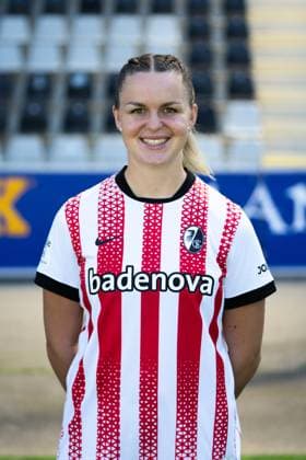 SC Freiburg Women, Media Day, 07 08 2025 Greta Stegemann SC Freiburg, 16 SC Freiburg Women, Media Day, Dreisamstadion, 07 08 2025 DFB DFL REGULATIONS PROHIBIT ANY USE OF PHOTOGRAPHS AS IMAGE SEQUENCES AND OR QUASI VIDEO Copyright: xBEAUTIFULxSPORTS Boscox