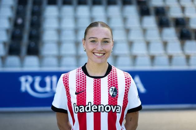 SC Freiburg Women, Media Day, 07 08 2025 Sophie Nachtigall SC Freiburg, 27 SC Freiburg Women, Media Day, Dreisamstadion, 07 08 2025 DFB DFL REGULATIONS PROHIBIT ANY USE OF PHOTOGRAPHS AS IMAGE SEQUENCES AND OR QUASI VIDEO Copyright: xBEAUTIFULxSPORTS Boscox
