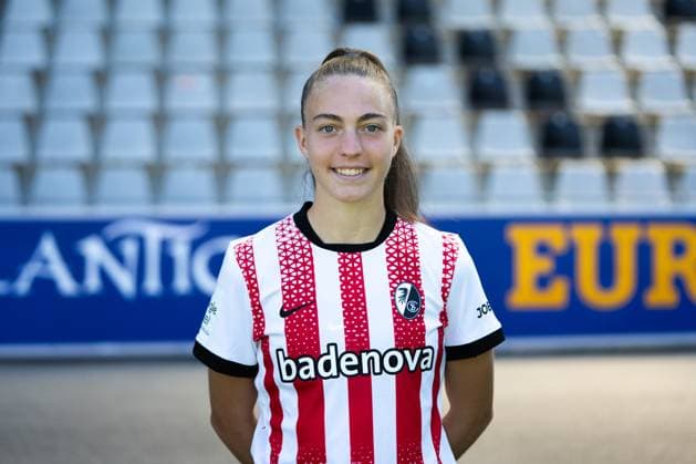 SC Freiburg Women, Media Day, 07 08 2025 Nora Scherer SC Freiburg, 31 SC Freiburg Women, Media Day, Dreisamstadion, 07 08 2025 DFB DFL REGULATIONS PROHIBIT ANY USE OF PHOTOGRAPHS AS IMAGE SEQUENCES AND OR QUASI VIDEO Copyright: xBEAUTIFULxSPORTS Boscox