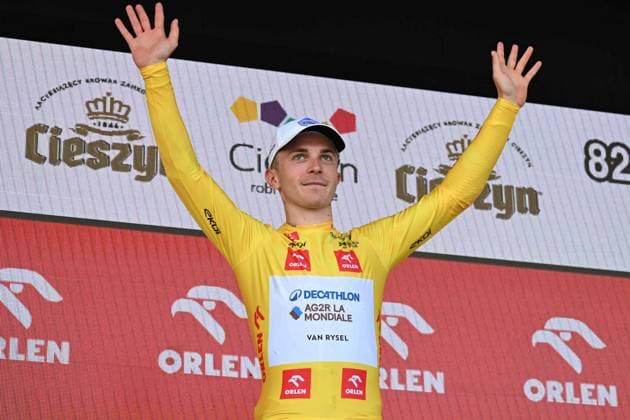 07-08-2025 Tour De Pologne; Tappa 04 Rybnik - Cieszyn; 2025, Decathlon - Ag2r La Mondiale; Lapeira, Paul; Cieszyn; 
