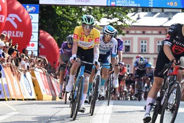 07-08-2025 Tour De Pologne; Tappa 04 Rybnik - Cieszyn; 2025, Decathlon - Ag2r La Mondiale; Lapeira, Paul; Cieszyn; 