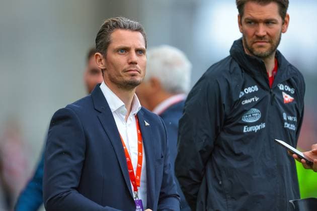 Europa League Qualification Round 3 in football 2025 Fredrikstad FC Midtjylland Fredrikstad 20250807 Fredrikstads Director of Football Joacim Heier for the Europa League Qualification Round 3 in football between Fredrikstad and FC Midtjylland at Fredrikstad Stadium Photo Thomas Andersen NTB Fredrikstad Norway EDITORIAL USE ONLY RESTRICTED USE FOR BETTING COMPANIES  Copyright: xThomasxAndersenx xNTBx
