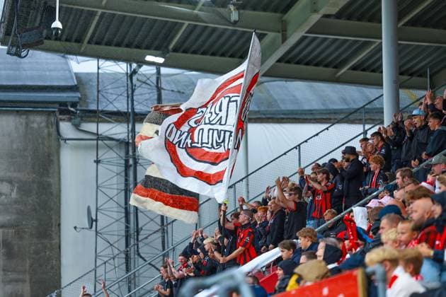 Europa League qualification round 3 in football 2025 Fredrikstad FC Midtjylland Fredrikstad 20250807 Europa League qualification round 3 in football between Fredrikstad and FC Midtjylland at Fredrikstad Stadium Photo Thomas Andersen NTB Fredrikstad Norway EDITORIAL USE ONLY RESTRICTED USE FOR BETTING COMPANIES  Copyright: xThomasxAndersenx xNTBx