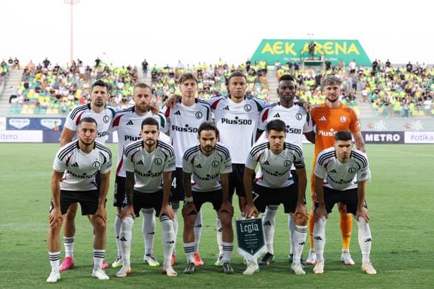 LARNAKA 07.08.2025 PIERWSZY MECZ III RUNDA ELIMINACYJNA LIGA EUROPY SEZON 2025 26: AEK LARNAKA - LEGIA WARSZAWA --- UEFA EUROPA LEAGUE THIRD QUALIFYING ROUND FIRST MATCH: AEK LARNACA - LEGIA WARSAW PAWEL WSZOLEK RAFAL AUGUSTYNIAK JAN ZIOLKOWSKI STEVE KAPUADI JEAN-PIERRE NSAME KACPER TOBIASZ WAHAN BICZACHCZJAN PETAR STOJANOVIC CLAUDE GONCALVES BARTOSZ KAPUSTKA RUBEN VINAGRE FOT. PIOTR KUCZA FOTOPYK NEWSPIX.PL --- newspix.pl POLAND OUT! 
