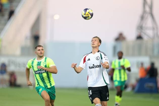 LARNAKA 07.08.2025 PIERWSZY MECZ III RUNDA ELIMINACYJNA LIGA EUROPY SEZON 2025 26: AEK LARNAKA - LEGIA WARSZAWA --- UEFA EUROPA LEAGUE THIRD QUALIFYING ROUND FIRST MATCH: AEK LARNACA - LEGIA WARSAW KAROL ANGIELSKI JAN ZIOLKOWSKI FOT. PIOTR KUCZA FOTOPYK NEWSPIX.PL --- newspix.pl POLAND OUT! 