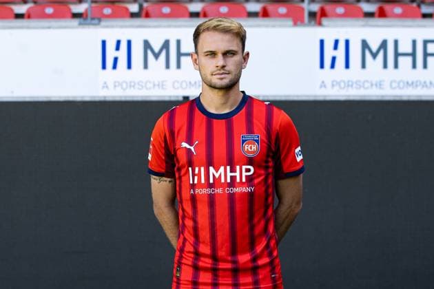 Leonardo Scienza FC Heidenheim, 08 GER, FC Heidenheim 1846, Football, 1 Bundesliga, Portraettermin 2025 2026, 07 08 2025, DFB DFL regulations prohibit any use of photographs as image sequences GER, FC Heidenheim 1846, Football, 1 Bundesliga, Portraettermin 2025 2026, 07 08 2025 Heidenheim Copyright: xEibner-Pressefoto RogerxBuerkex EP_RBE