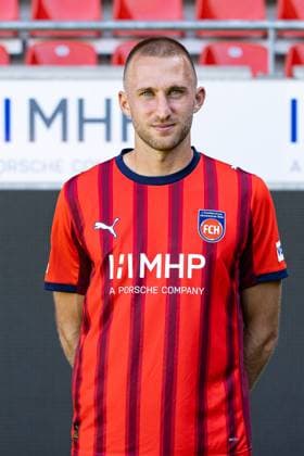 Jonas Foehrenbach FC Heidenheim, 19 GER, FC Heidenheim 1846, Football, 1 Bundesliga, Portraettermin 2025 2026, 07 08 2025, DFB DFL regulations prohibit any use of photographs as image sequences GER, FC Heidenheim 1846, Football, 1 Bundesliga, Portraettermin 2025 2026, 07 08 2025 Heidenheim Copyright: xEibner-Pressefoto RogerxBuerkex EP_RBE