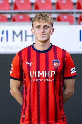 Mikkel Kaufmann FC Heidenheim, 29 GER, FC Heidenheim 1846, Football, 1 Bundesliga, Portraettermin 2025 2026, 07 08 2025, DFB DFL regulations prohibit any use of photographs as image sequences GER, FC Heidenheim 1846, Football, 1 Bundesliga, Portraettermin 2025 2026, 07 08 2025 Heidenheim Copyright: xEibner-Pressefoto RogerxBuerkex EP_RBE