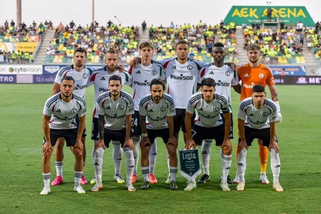 2025.08.07 Larnaka, Cypr pilka nozna Liga Europy kwalifikacje sezon 2025 2026 AEK Larnaka - Legia Warszawa N z Claude Goncalves Jan Ziolkowski Jean-Pierre Nsame Steve Kapuadi Pawel Wszolek Rafal Augustyniak Kacper Tobiasz Wahan Biczachczjan Bartosz Kapustka Ruben Vinagre Foto Wojciech Dobrzynski PressFocus PressFocus 2025.08.07 Larnaca, Cyprus Europa League second qualifying round season 2025 2026 AEK Larnaca - Legia Warsaw Credit: Wojciech Dobrzynski PressFocus PressFocus NEWSPIX.PL --- newspix.pl POLAND OUT! 