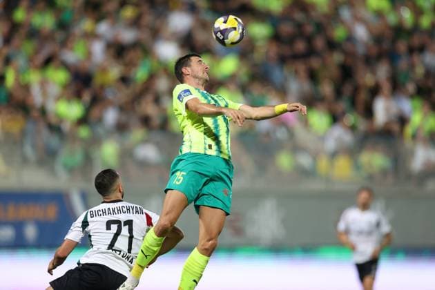 LARNAKA 07.08.2025 PIERWSZY MECZ III RUNDA ELIMINACYJNA LIGA EUROPY SEZON 2025 26: AEK LARNAKA - LEGIA WARSZAWA --- UEFA EUROPA LEAGUE THIRD QUALIFYING ROUND FIRST MATCH: AEK LARNACA - LEGIA WARSAW HRVOJE MILICEVIC FOT. PIOTR KUCZA FOTOPYK NEWSPIX.PL --- newspix.pl POLAND OUT! 