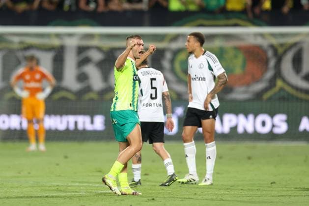 LARNAKA 07.08.2025 PIERWSZY MECZ III RUNDA ELIMINACYJNA LIGA EUROPY SEZON 2025 26: AEK LARNAKA - LEGIA WARSZAWA --- UEFA EUROPA LEAGUE THIRD QUALIFYING ROUND FIRST MATCH: AEK LARNACA - LEGIA WARSAW KAROL ANGIELSKI FOT. PIOTR KUCZA FOTOPYK NEWSPIX.PL --- newspix.pl POLAND OUT! 