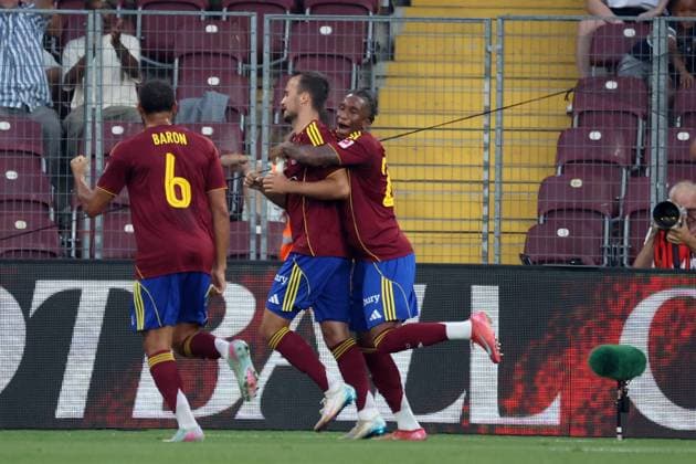FOOTBALL : Geneve Vs Utrecht - Europa league 2025-2026 - stade de Geneve- 07 08 2025 servette Geneve Geneve  Copyright: xStÃ phanexPILLAUDx
