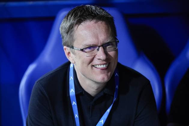 Football - Europa Conference League - Third qualifying round - PFC Levski - Sabah FK - 07.08.2025 Valdas Dambrauskas head coach of Sabah FK Sofia Bulgaria Copyright: xYulianxTodorovx