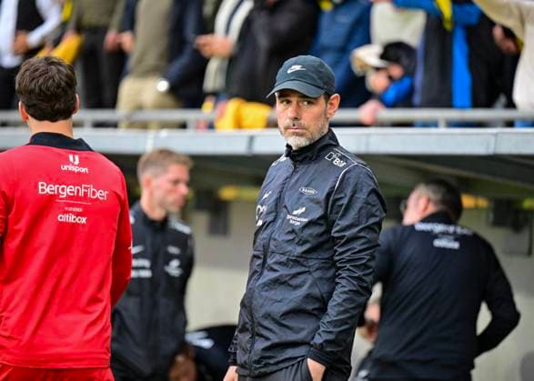 GOTHENBURG, SWEDEN 20250807 Brann s head coach Freyr Alexandersson during Thursday s football match, third qualifying round for Uefa Europa League, between Sweden s BK Häcken and SK Brann match 1 of 2 at Hisingen Arena in Gothenburg, Sweden, August 7, 2025 GÖTEBORG SWEDEN x9200x  Copyright: xHannaxBrunlöf TTx QUALIFYING EUROPA LEAGUE HÄCKEN-BRANN