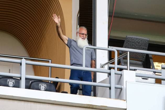 August 7, 2025, Thessaloniki, Greece: Owner of PAOK FC Ivan Savvidis before a Europa League 3rd Qualifying Round game between PAOK FC and Wolfsberger AC. Thessaloniki Greece - ZUMAp191 20250807_zap_p191_008 Copyright: xGiannisxPapanikosx Thessaloniki Greece - ZUMA0829 0829565834st Copyright: xIMAGO GiannisxPapanikosx