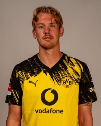 Borussia Dortmund 1 BL, portrait date 2025 2026 Borussia Dortmund 1 BL, portrait date 2025 2026 Julian Brandt Borussia Dortmund 1 BL, portrait date 2025 2026 Photo Borussia Dortmund Hendrik Deckers via Revierfoto Dortmund Training ground Hohenbuschei North Rhine-Westphalia Germany Poolfoto Borussia Dortmund Hendrik Deck ,EDITORIAL USE ONLY