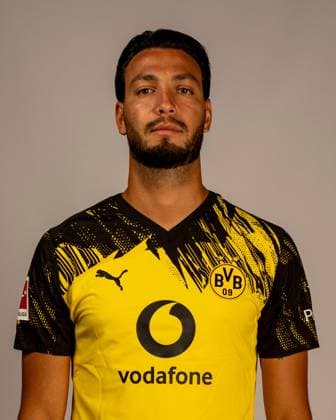 Borussia Dortmund 1 BL, portrait date 2025 2026 Borussia Dortmund 1 BL, portrait date 2025 2026 Ramy Bensebaini Borussia Dortmund 1 BL, portrait date 2025 2026 Photo Borussia Dortmund Hendrik Deckers via Revierfoto Dortmund Training ground Hohenbuschei North Rhine-Westphalia Germany Poolfoto Borussia Dortmund Hendrik Deck ,EDITORIAL USE ONLY