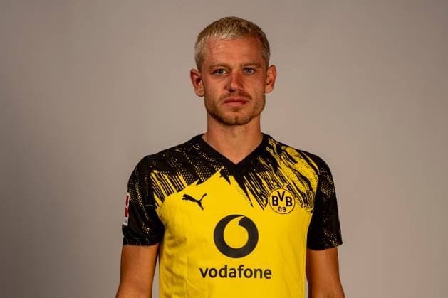 Borussia Dortmund 1 BL, portrait date 2025 2026 Borussia Dortmund 1 BL, portrait date 2025 2026 Julian Ryerson Borussia Dortmund 1 BL, portrait date 2025 2026 Photo Borussia Dortmund Hendrik Deckers via Revierfoto Dortmund Training ground Hohenbuschei North Rhine-Westphalia Germany Poolfoto Borussia Dortmund Hendrik Deck ,EDITORIAL USE ONLY