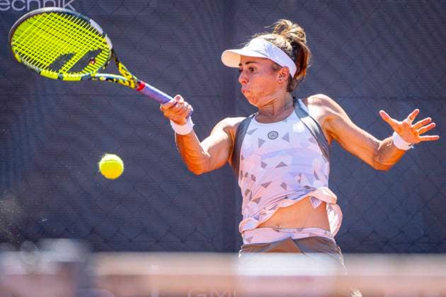 TENNIS - WTA, Tennis Damen Ladies Open Amstetten AMSTETTEN,AUSTRIA,08.AUG.25 - TENNIS - ITF World Tennis Tour, Ladies Open Amstetten. Image shows Julia Grabher (AUT).  GEPAxpictures xKevinxHackner