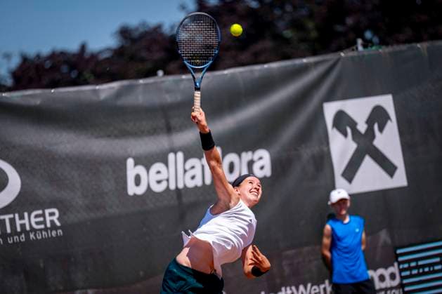 TENNIS - WTA, Tennis Damen Ladies Open Amstetten AMSTETTEN,AUSTRIA,08.AUG.25 - TENNIS - ITF World Tennis Tour, Ladies Open Amstetten. Image shows Nikola Bartunkova (CZE).  GEPAxpictures xKevinxHackner